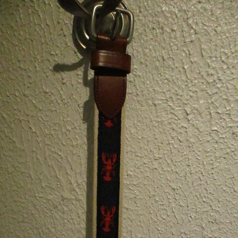 J. Crew belt size 34 barely worn lobsters